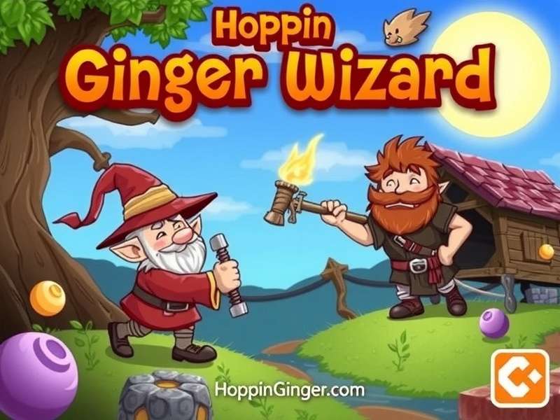 Hoppin Ginger Wizard Game Cover